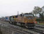 UP 4645 sits in the CSX intermodal yard